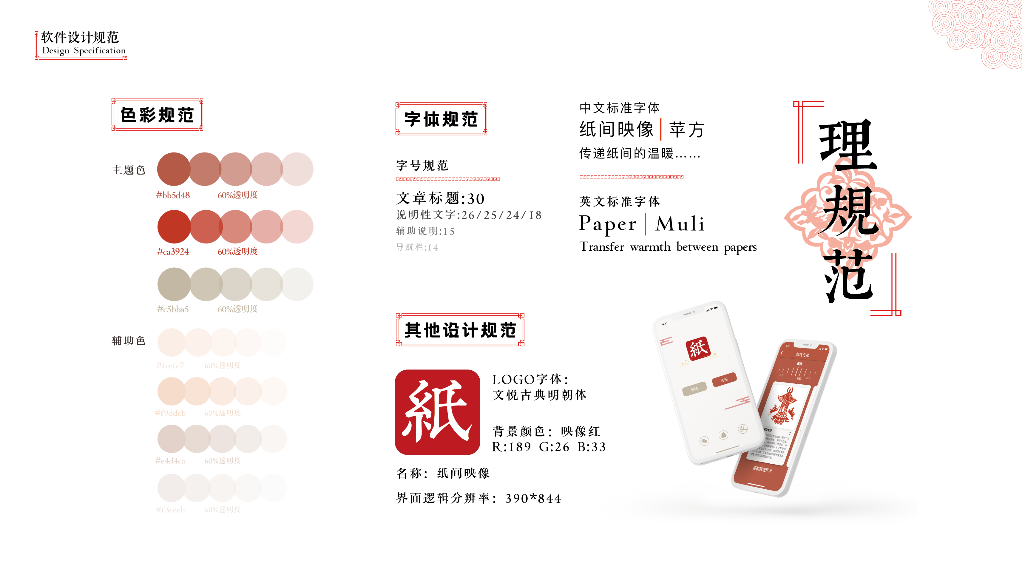 Paper-cut traditional culture APP design interactive design，