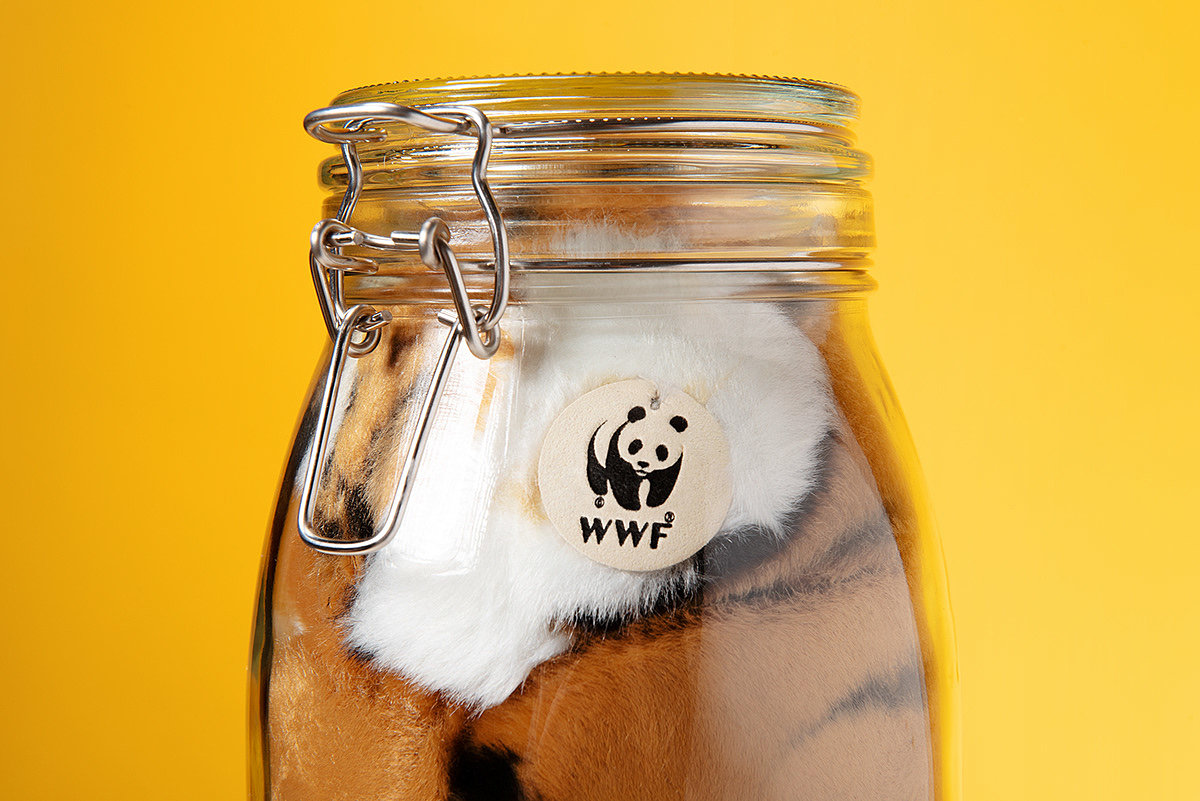 tiger，World Wide Fund for nature，conceptual design，