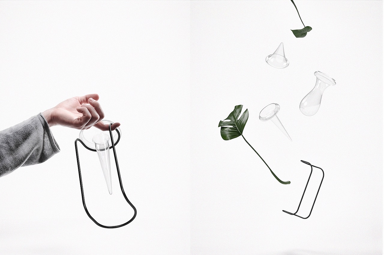 vase，VASO GATO，Simplicity，product design，