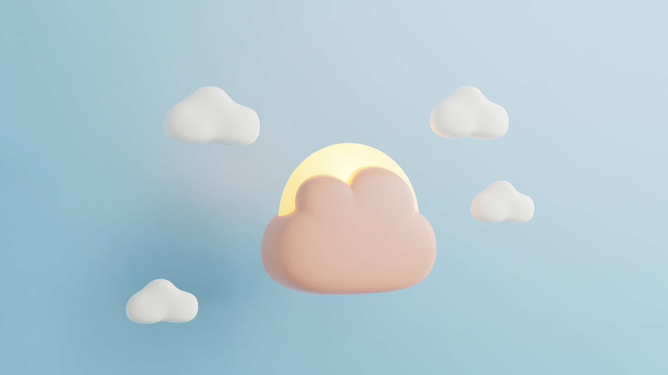 cloud，sun，Night light，lovely，