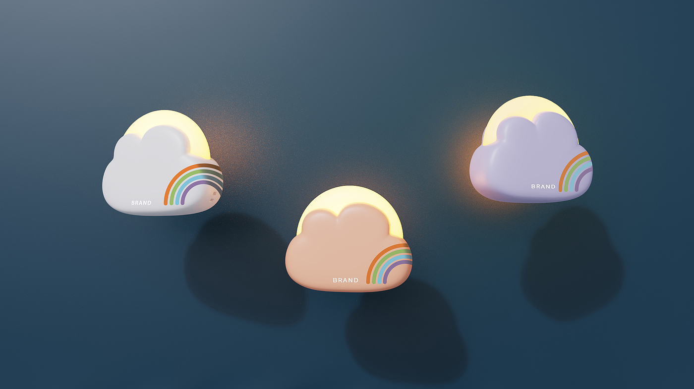 cloud，sun，Night light，lovely，