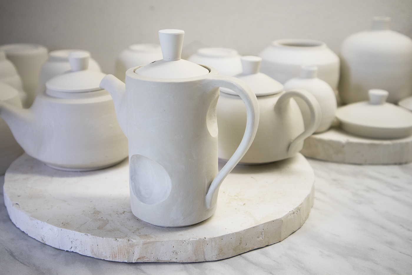 Porcelain 004，teapot，ceramics，