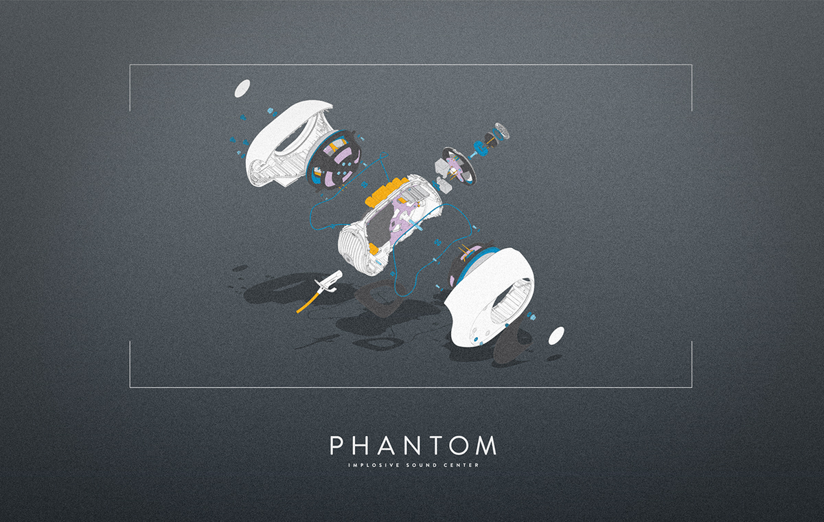 phantom，Sound system，Digital，product design，