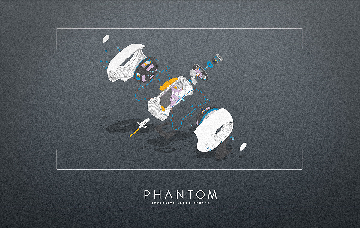 phantom，音响系统，数码，产品设计，