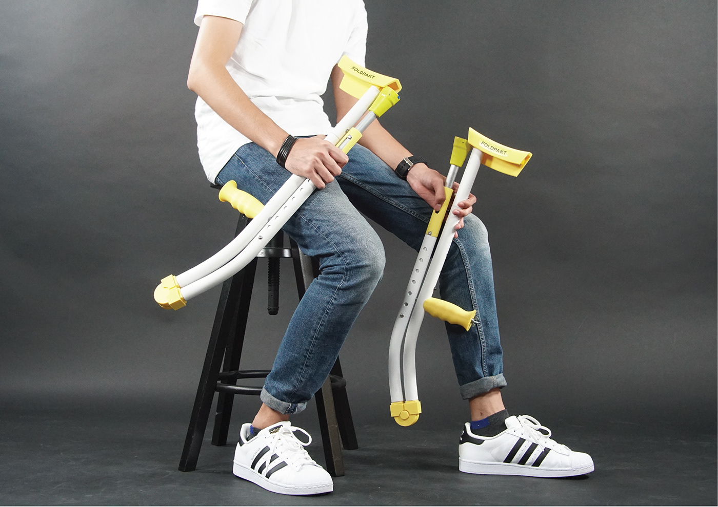 Foldable，a cane，conceptual design，Foldpakt，healthy，