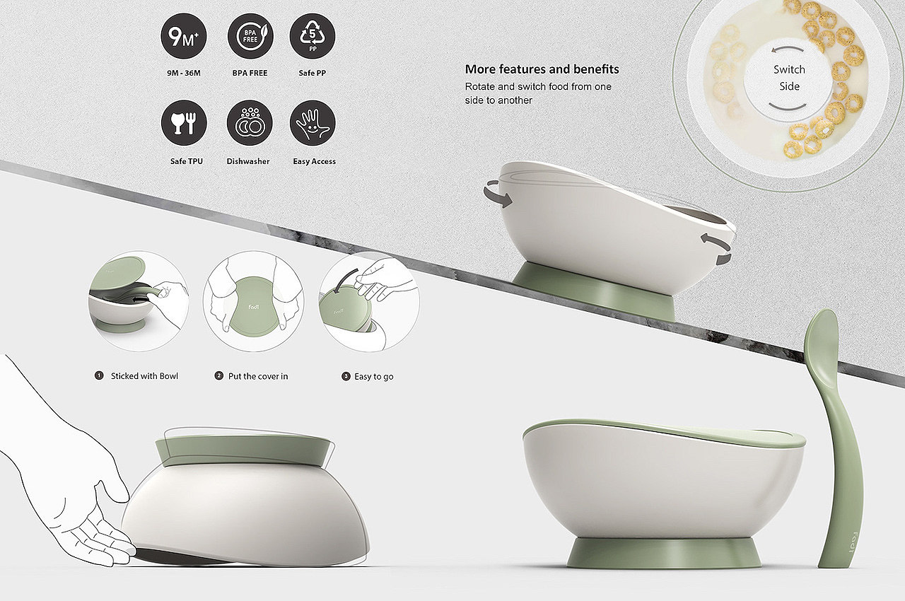 FADI，Baby bowl，product design，