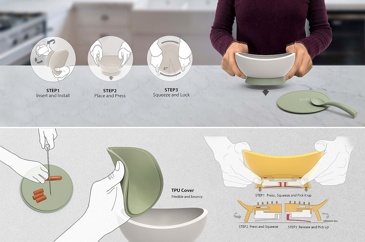 FADI，Baby bowl，product design，