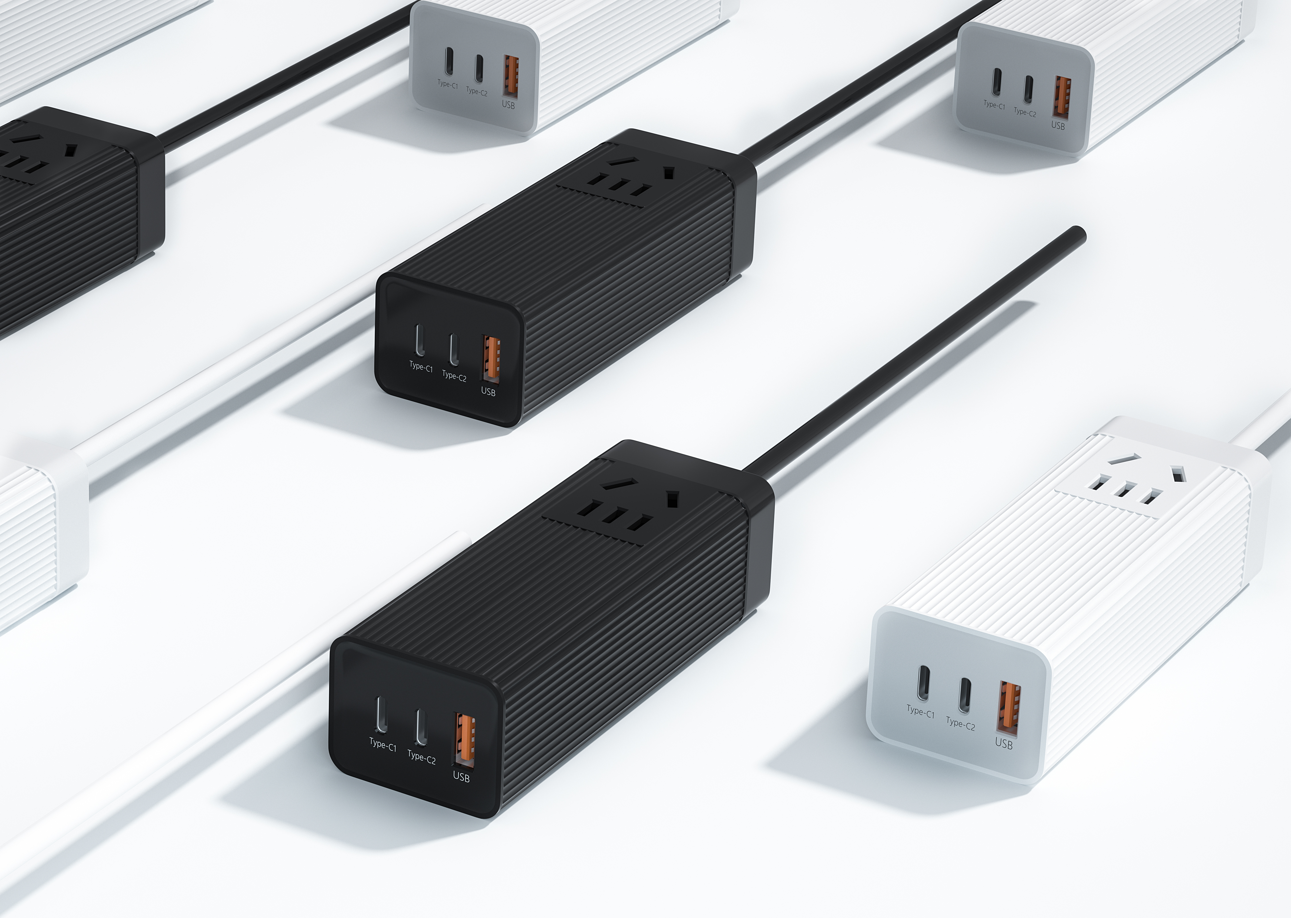 Charger, plug-in, gallium nitride charger, digital products，