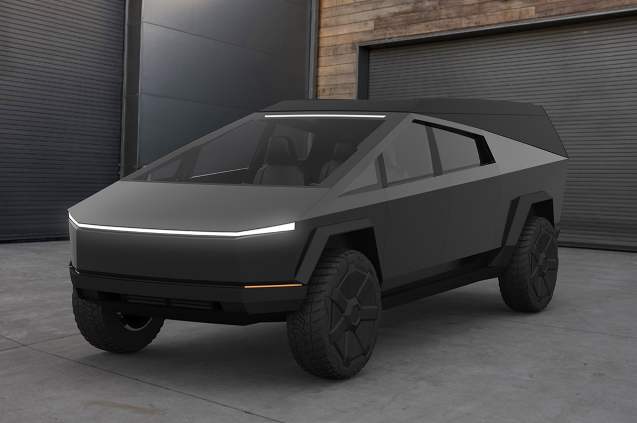 Cybertruck，Travel camper，Space grade materials，Cybecamper，lovers，Tesla，