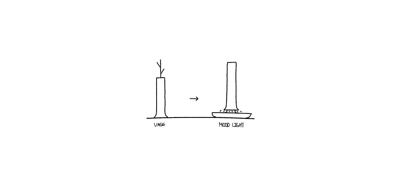 Design，vase，lamp，Mood Lamp，product design，