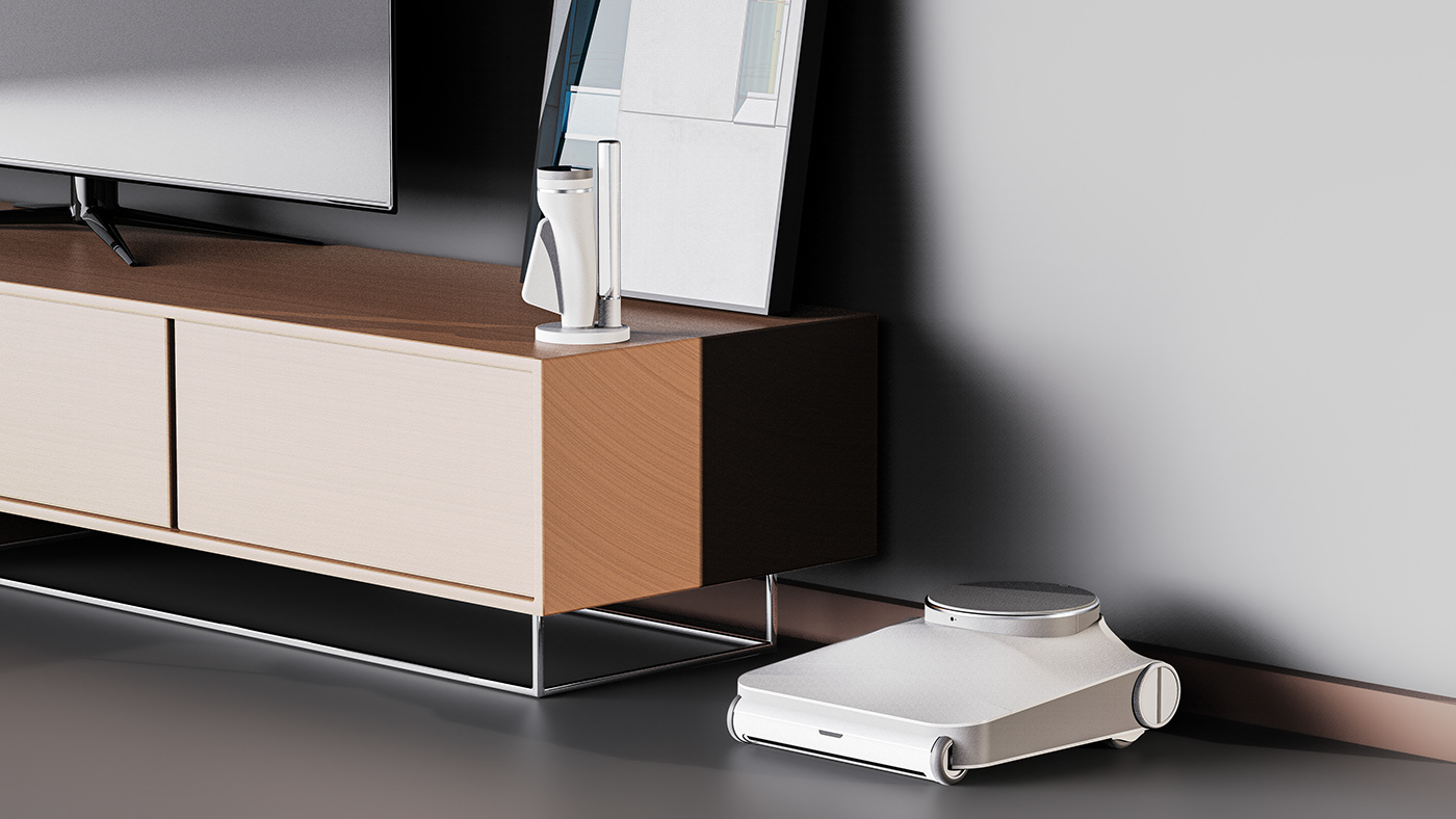 Portfoilo Design，product，product design，robot，Render，