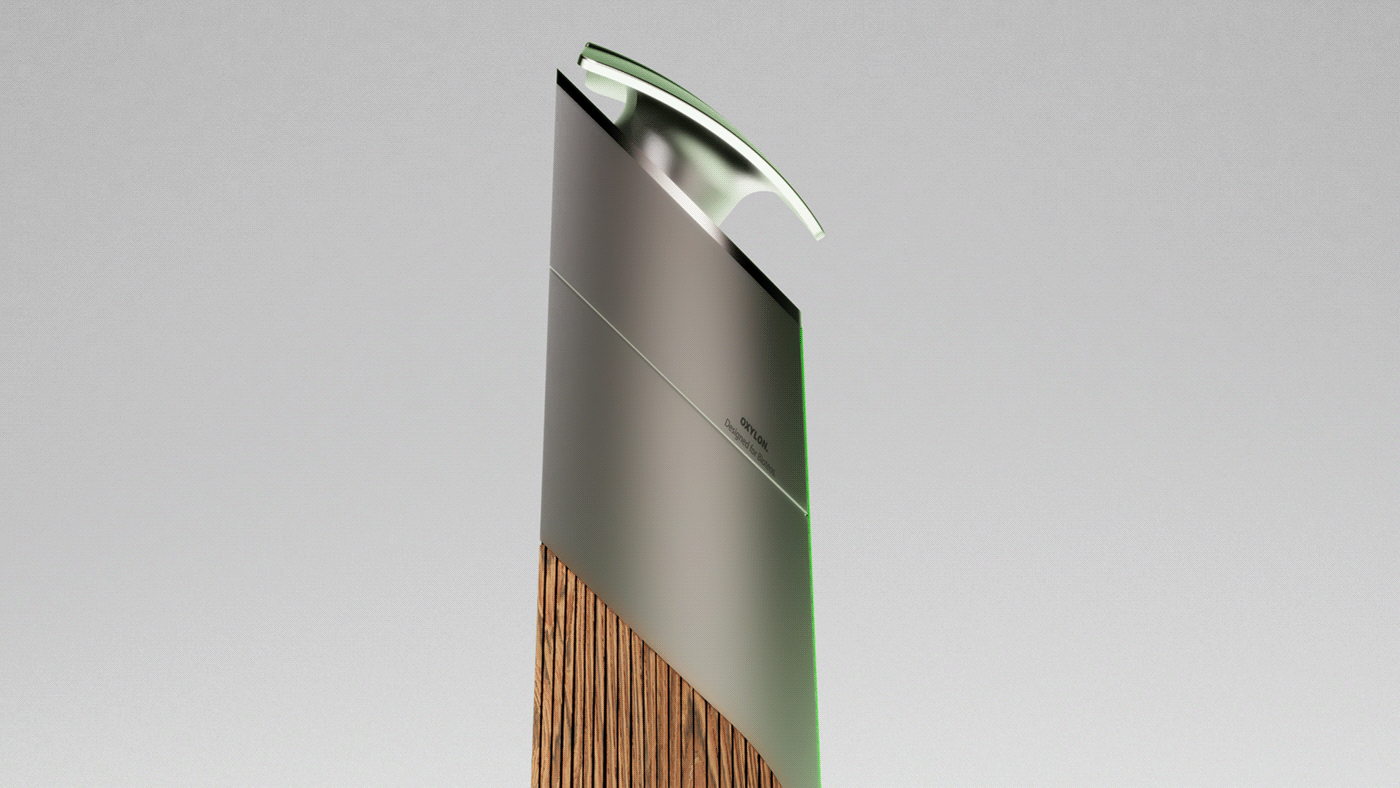 air cleaner，product design，3D visualization，Natural inspiration，Render，