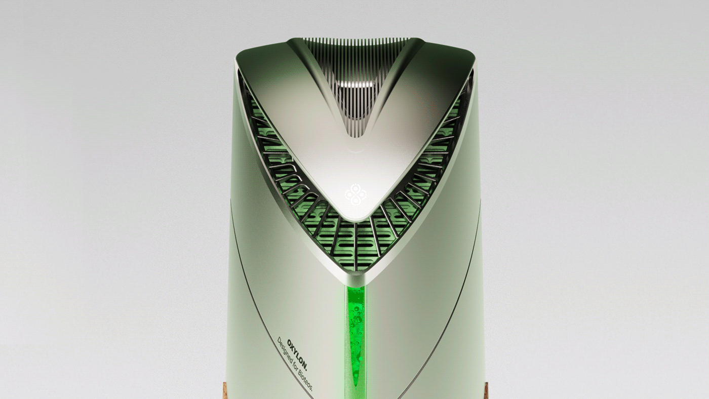 air cleaner，product design，3D visualization，Natural inspiration，Render，