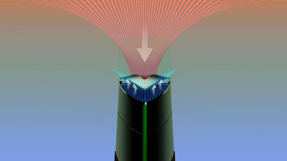 air cleaner，product design，3D visualization，Natural inspiration，Render，