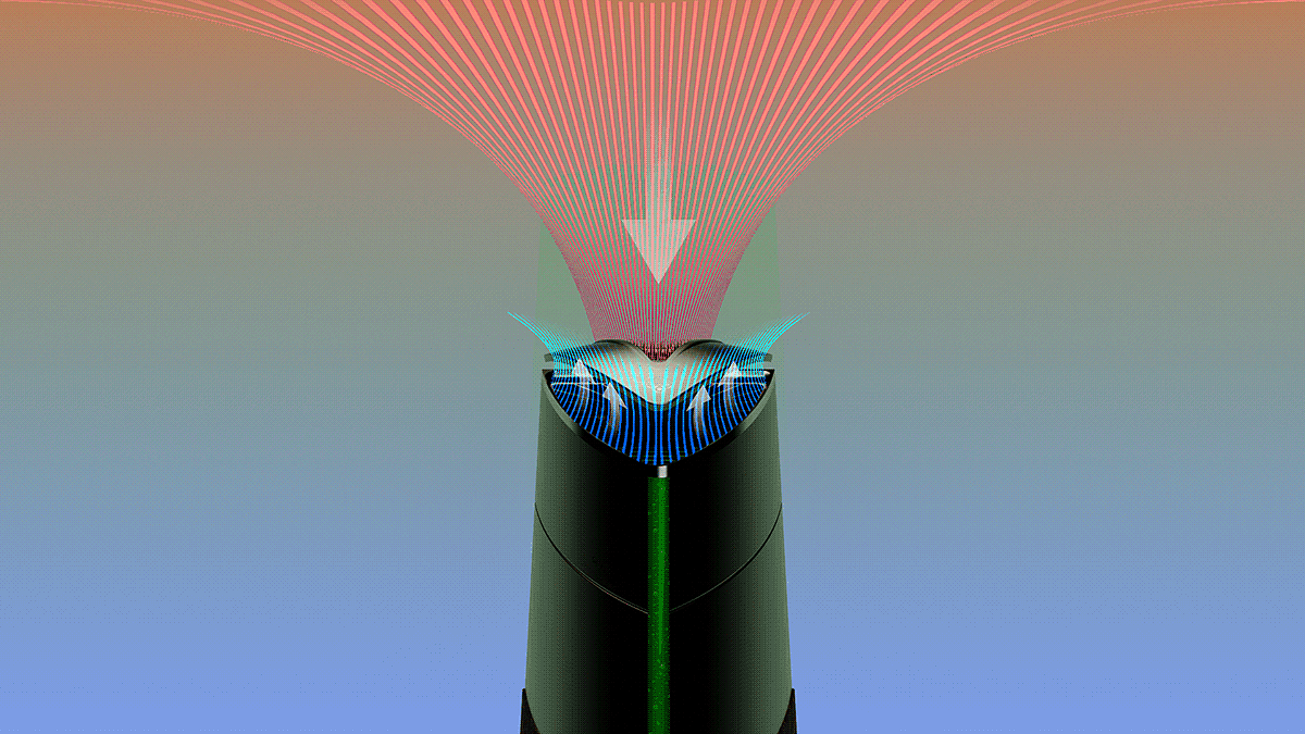 空气净化器，产品设计，3d可视化，自然灵感，渲染，