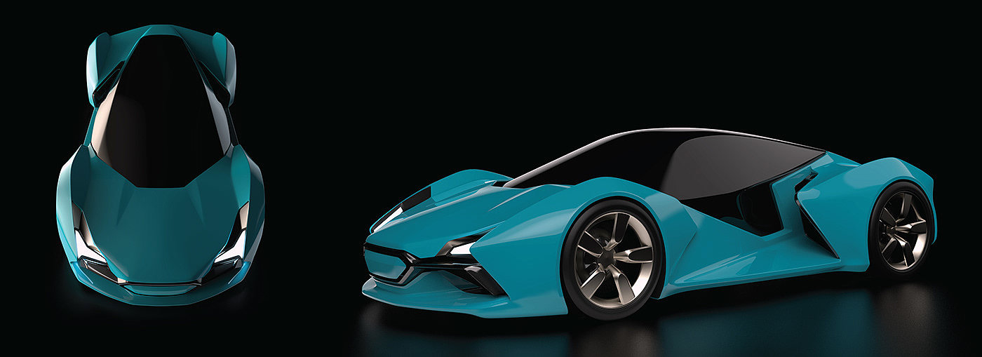 Honda，3d，concept，Automobile design，