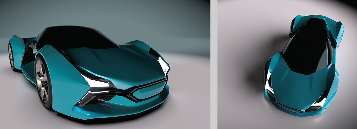 Honda，3d，concept，Automobile design，