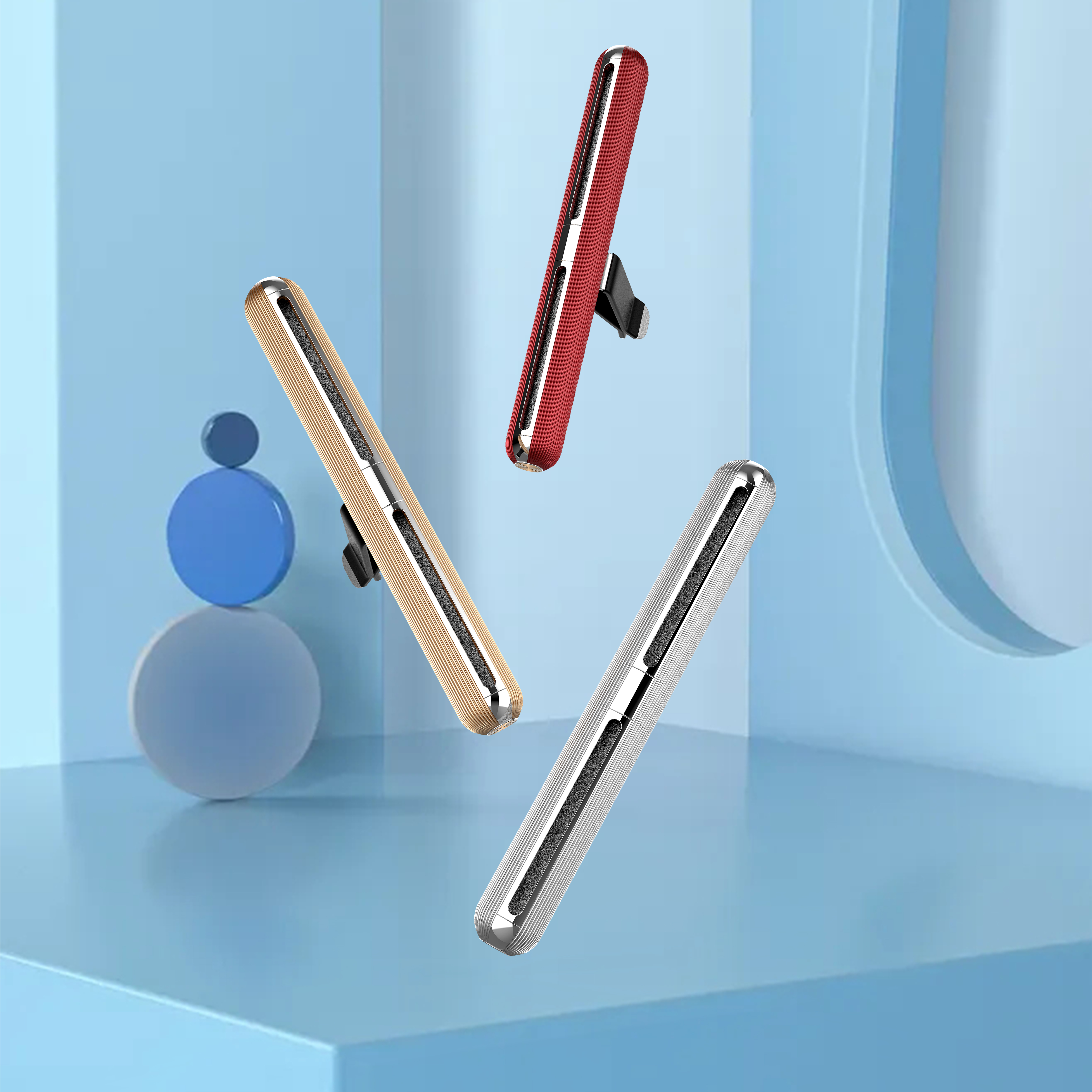 Car aromatherapy with two scents，