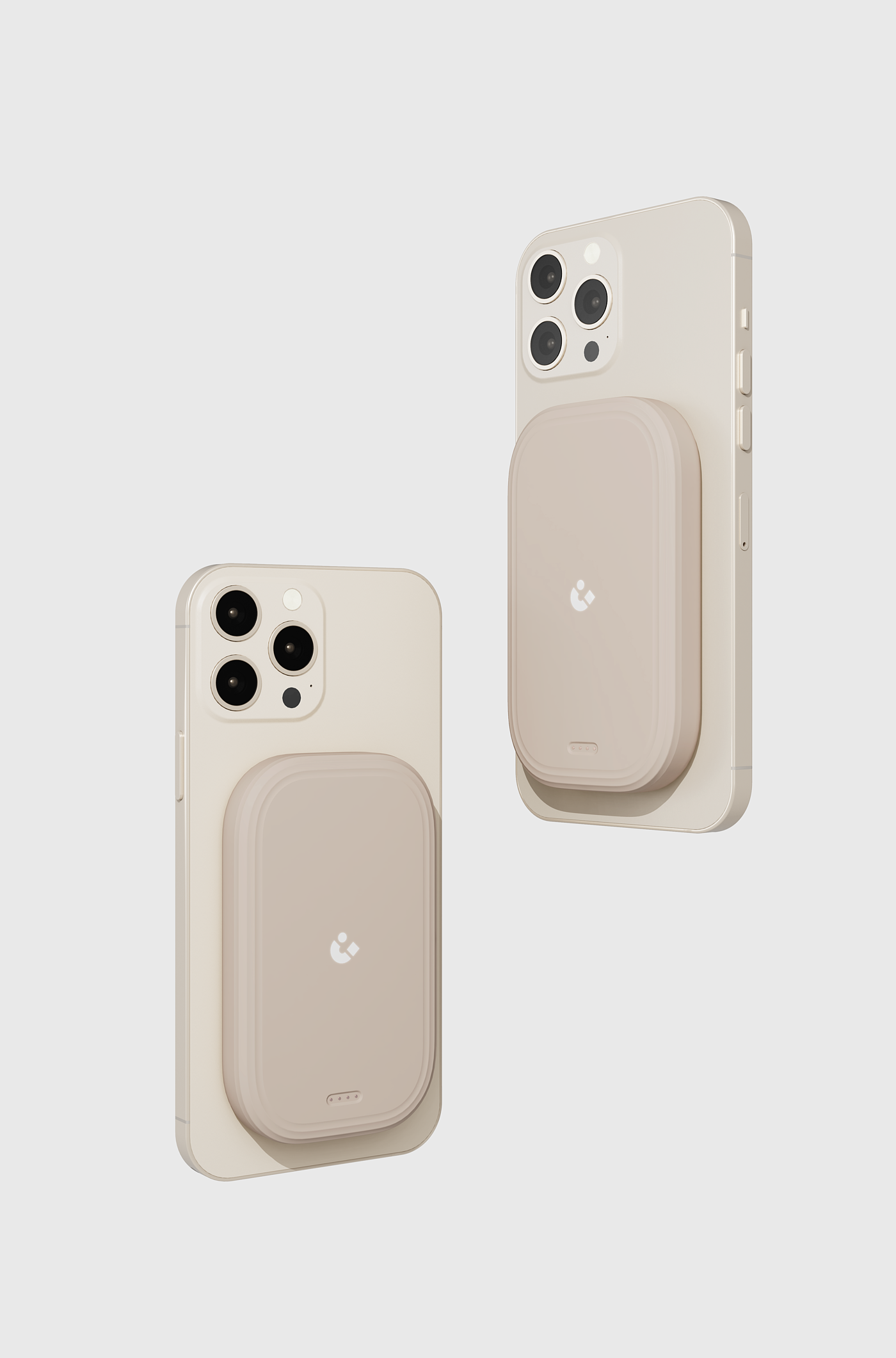 Thought design，3C products，portable battery，Wireless charging，