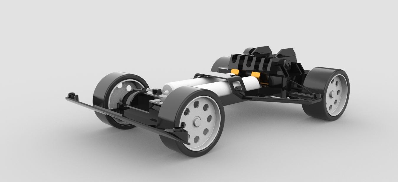 Four-wheel drive chassis，