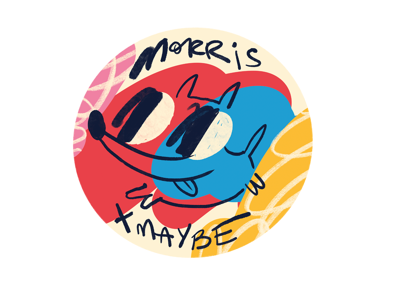 pattern design ，Dog pattern，product design，Walking the dog rope，