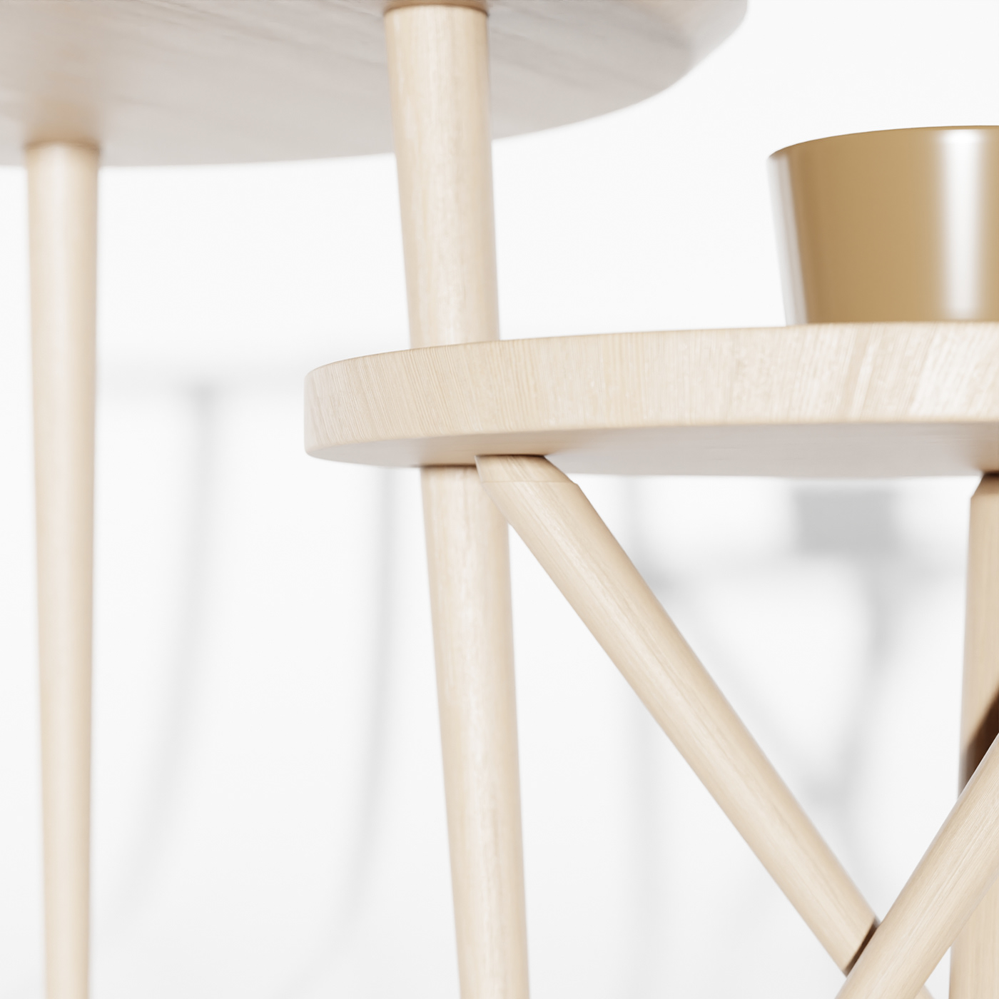 BLENDER，Table，furniture，product design，Minimalism，