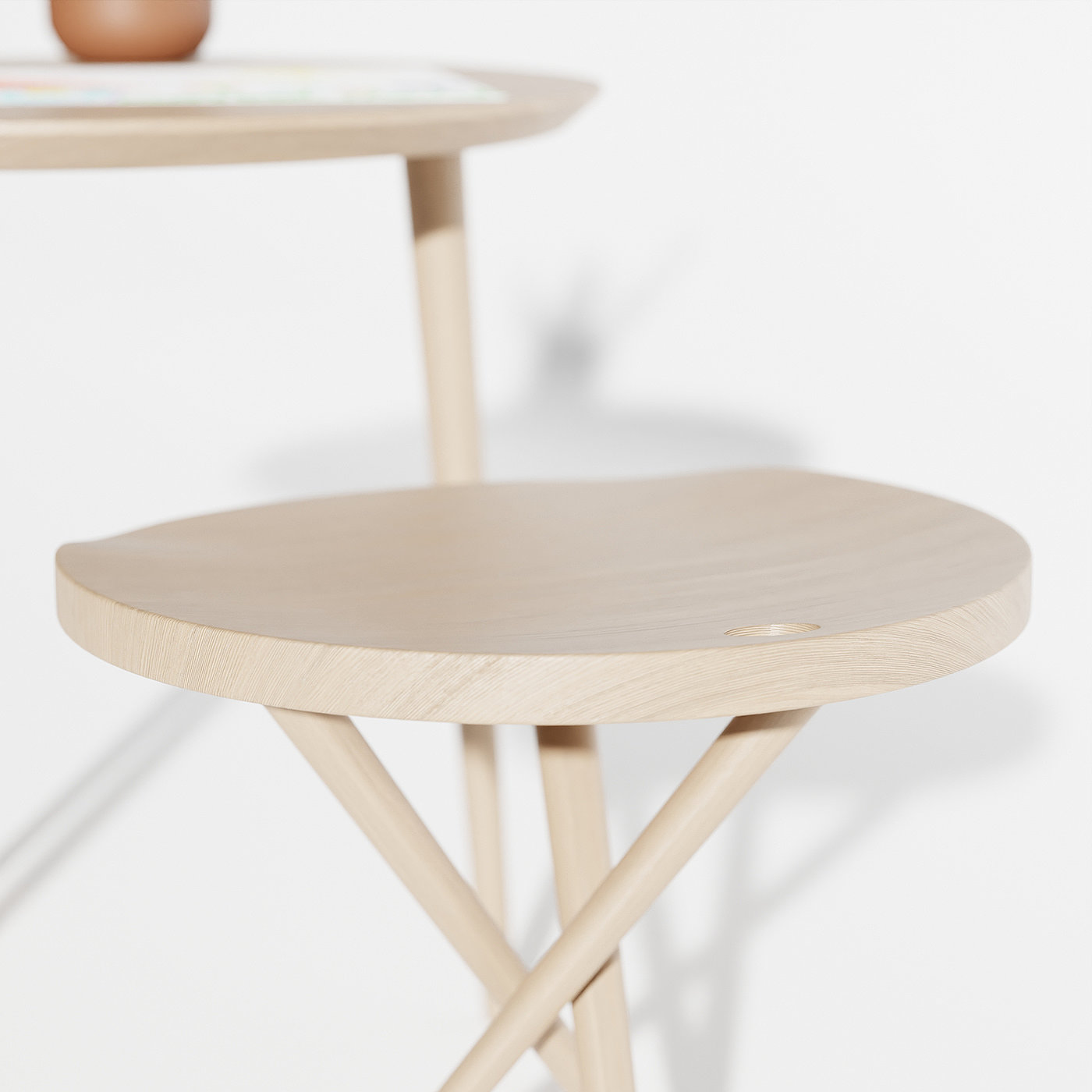 BLENDER，Table，furniture，product design，Minimalism，