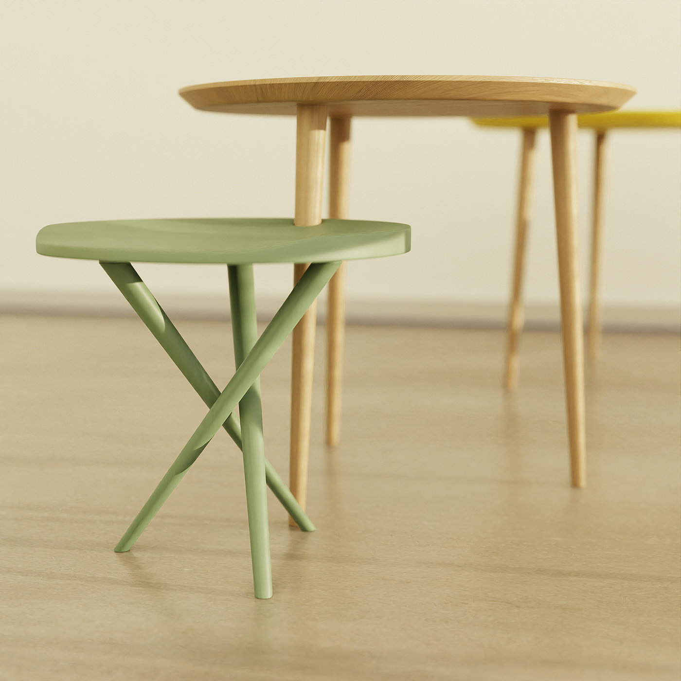 BLENDER，Table，furniture，product design，Minimalism，