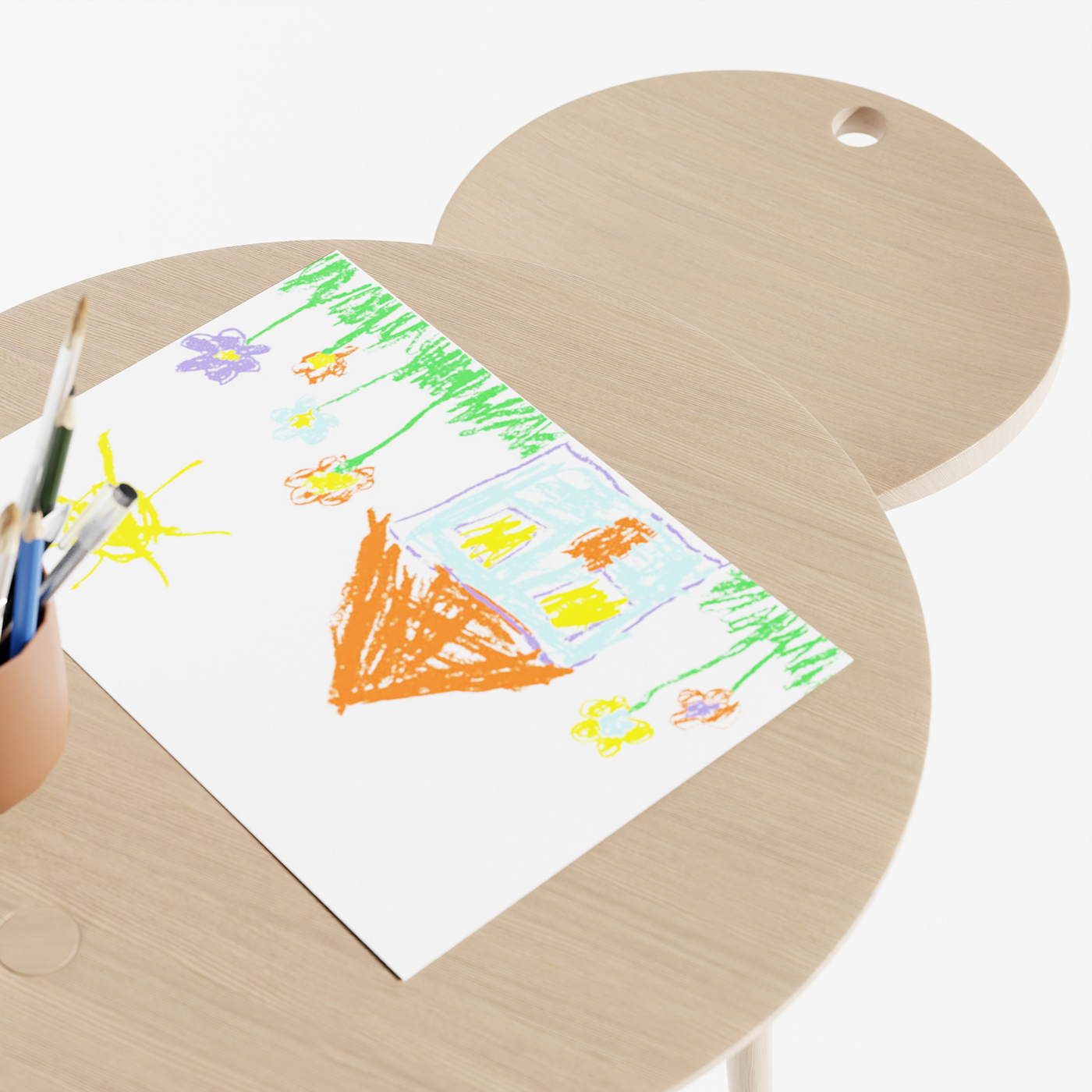 BLENDER，Table，furniture，product design，Minimalism，