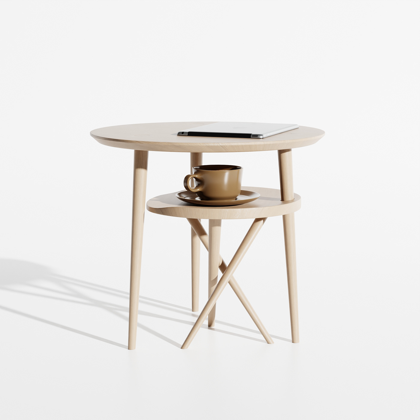 BLENDER，Table，furniture，product design，Minimalism，