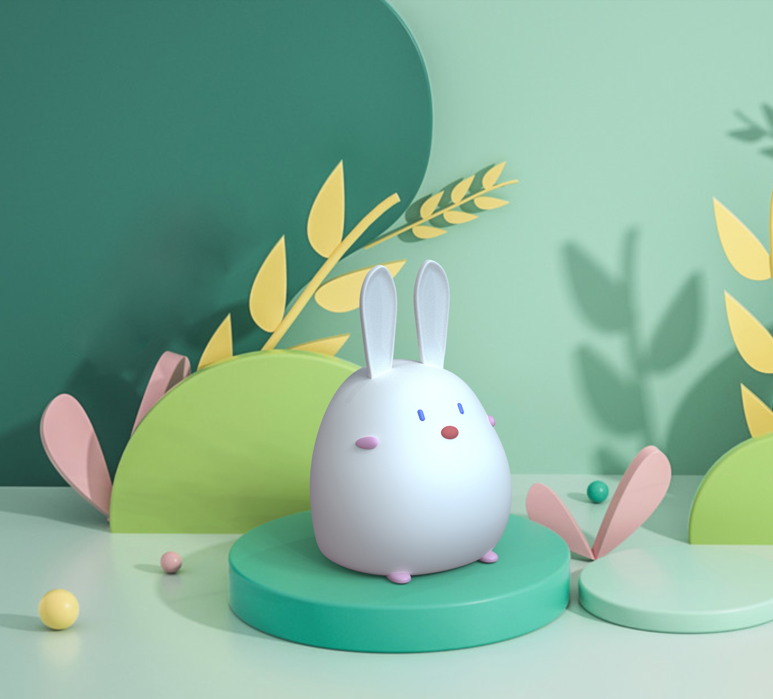 According to the rabbit morphology extraction in the design,，