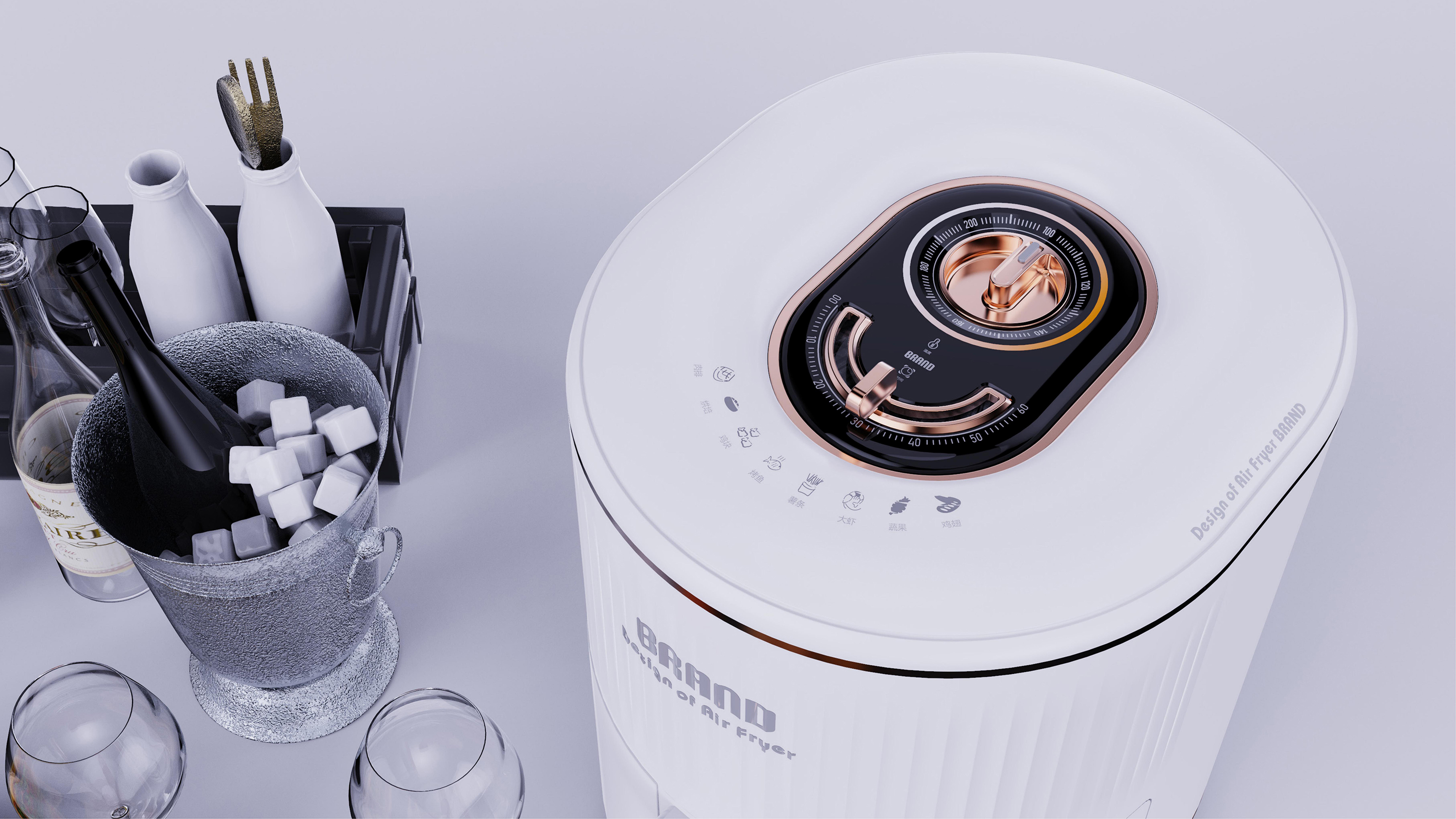 Air fryer，Kitchen artifact，