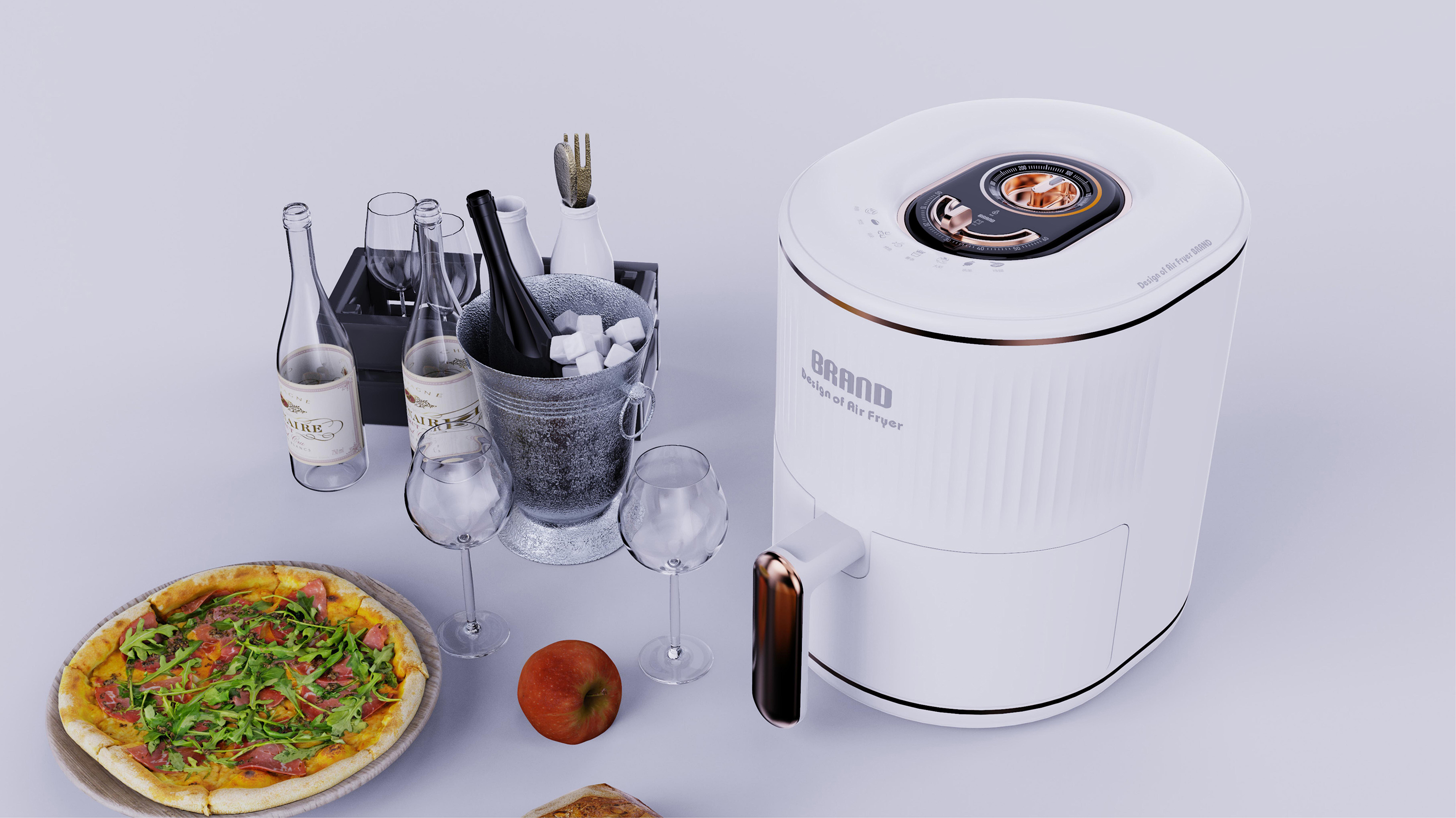 Air fryer，Kitchen artifact，