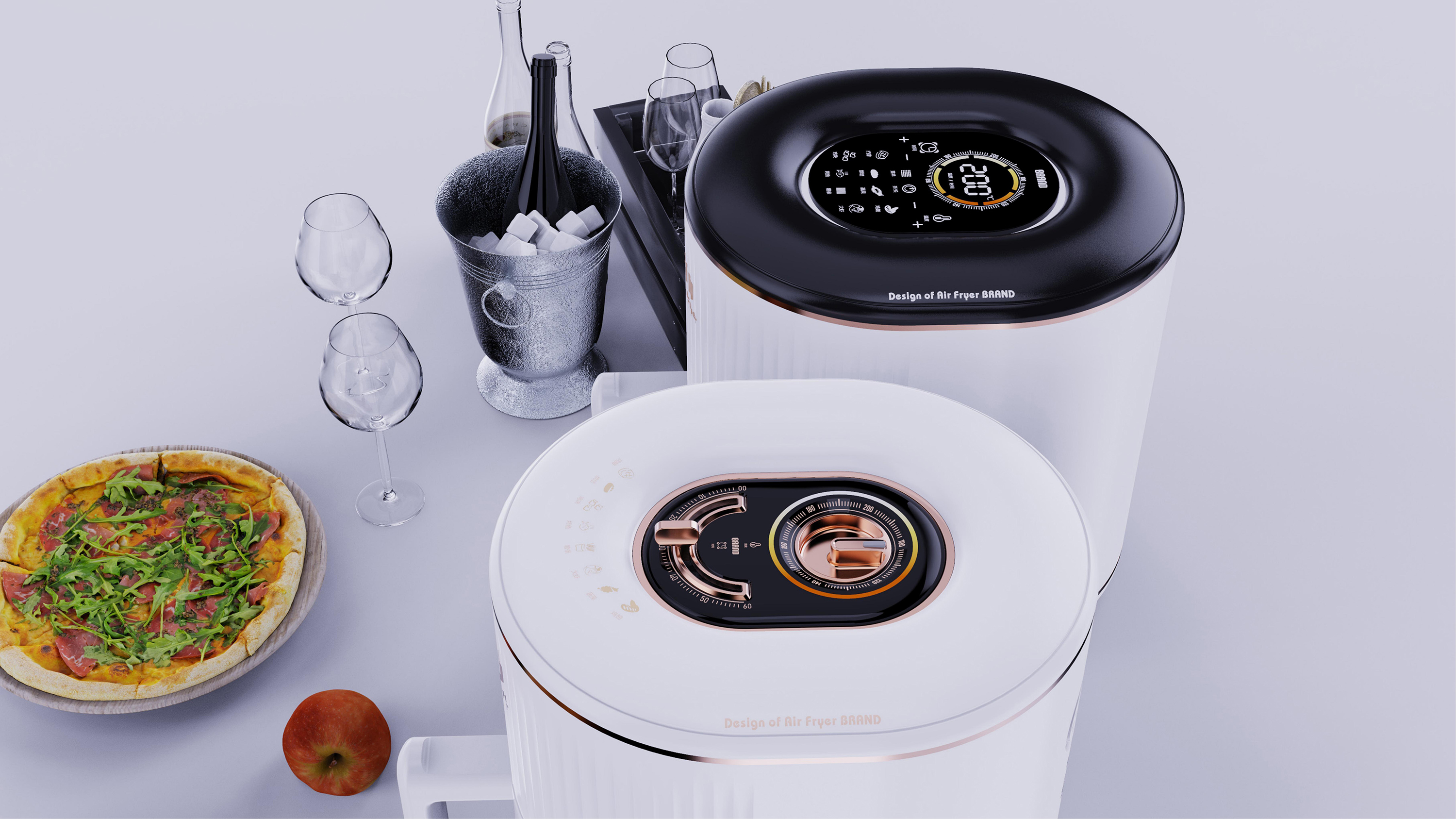 Air fryer，Kitchen artifact，