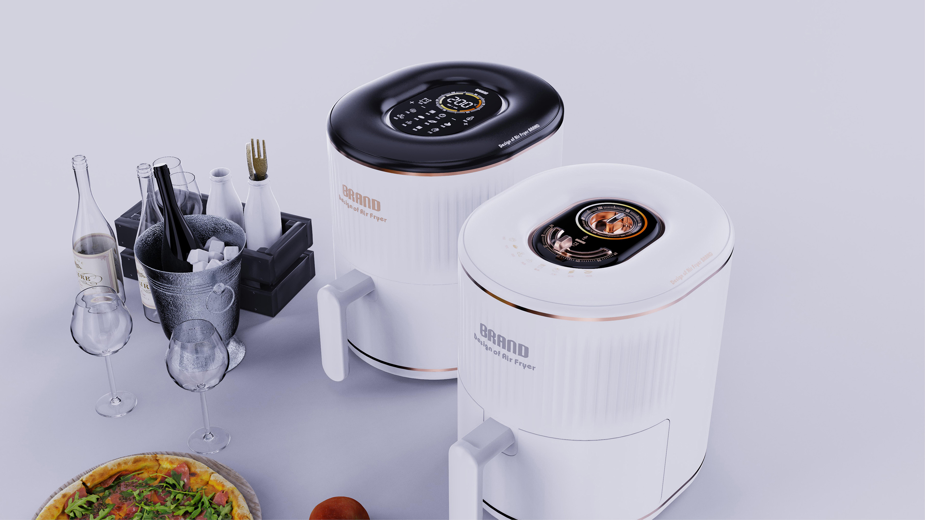 Air fryer，Kitchen artifact，