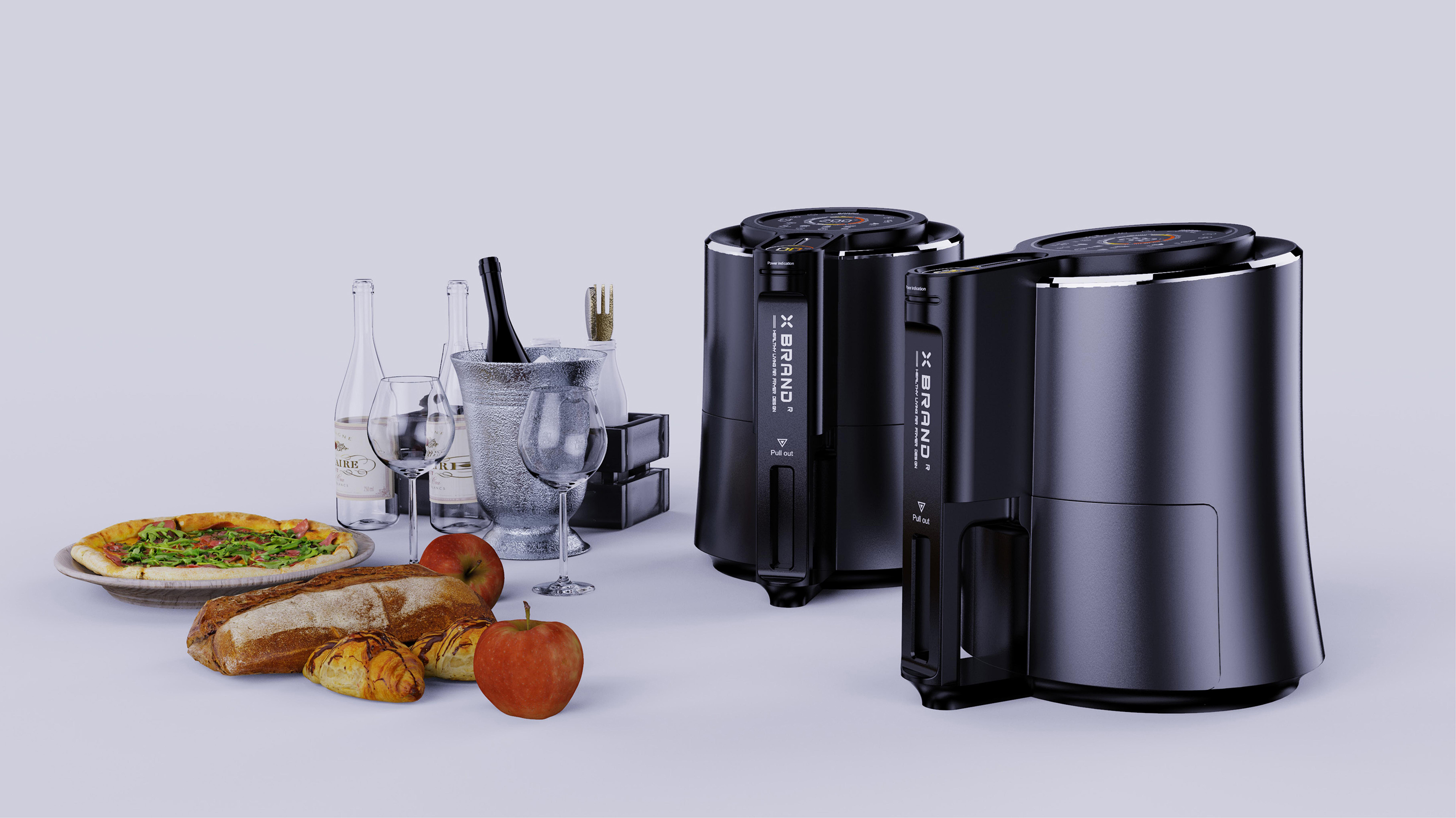 Air fryer，Kitchen artifact，