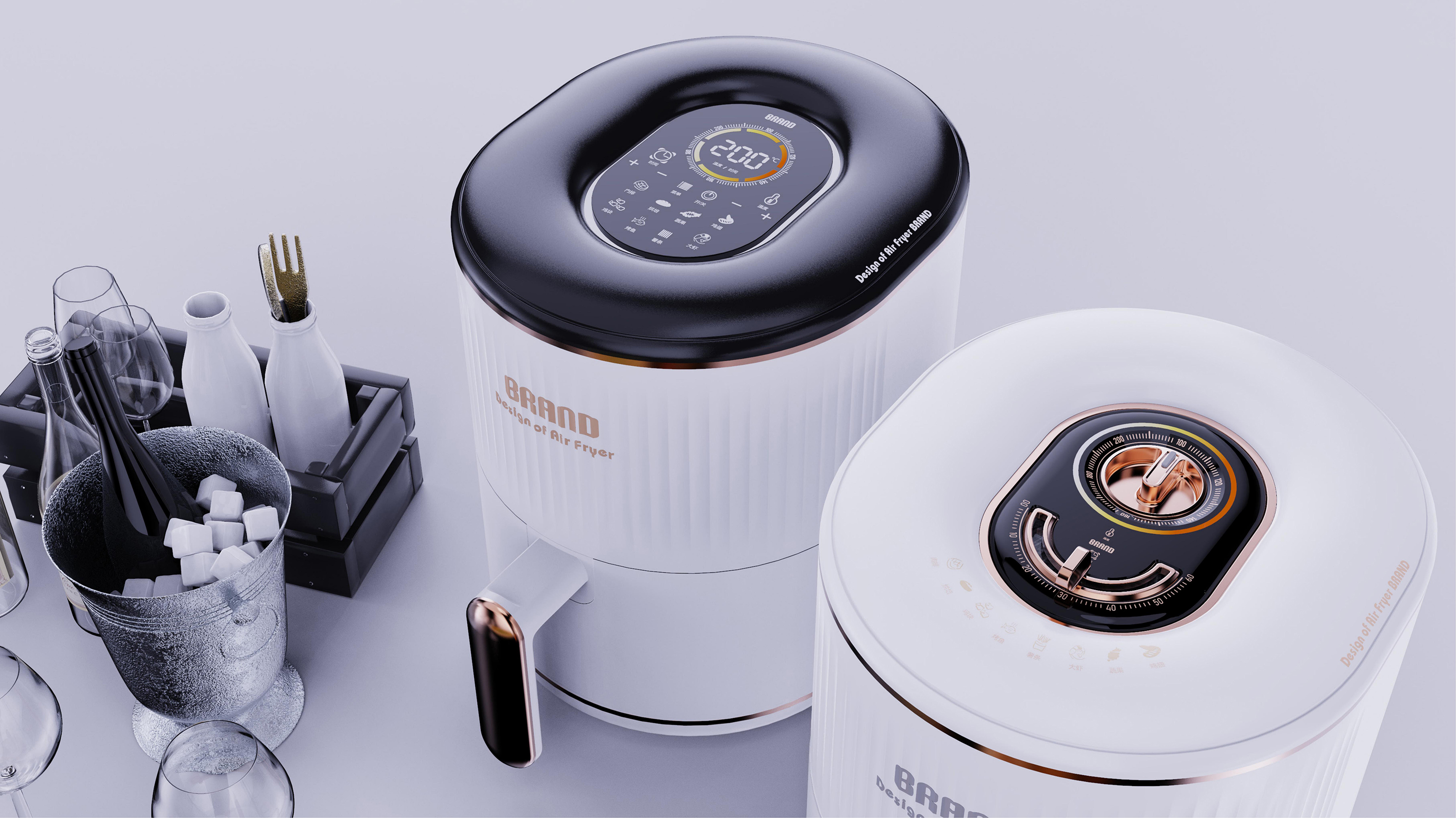 Air fryer，Kitchen artifact，