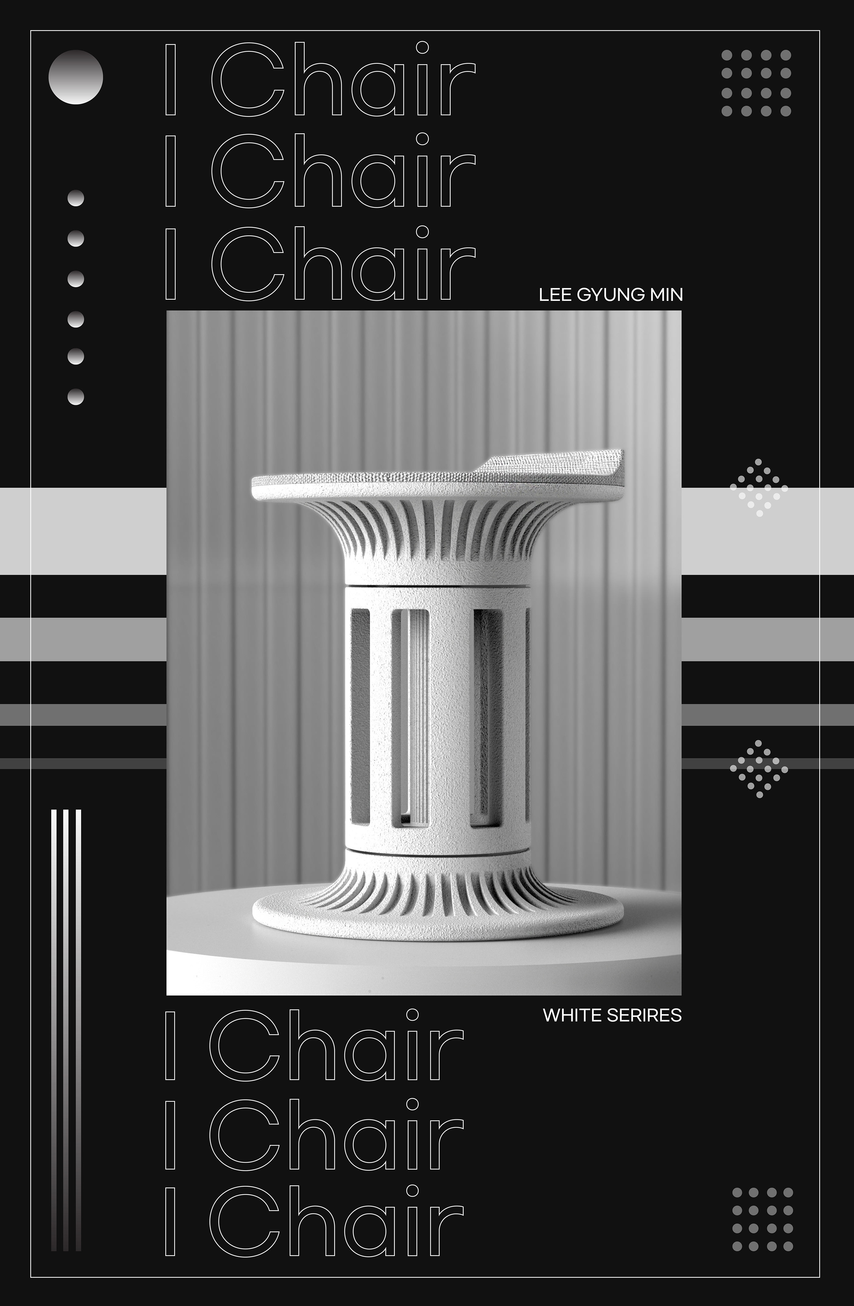 3D model，chair，furniture，industrial design，modern，tool，Render，