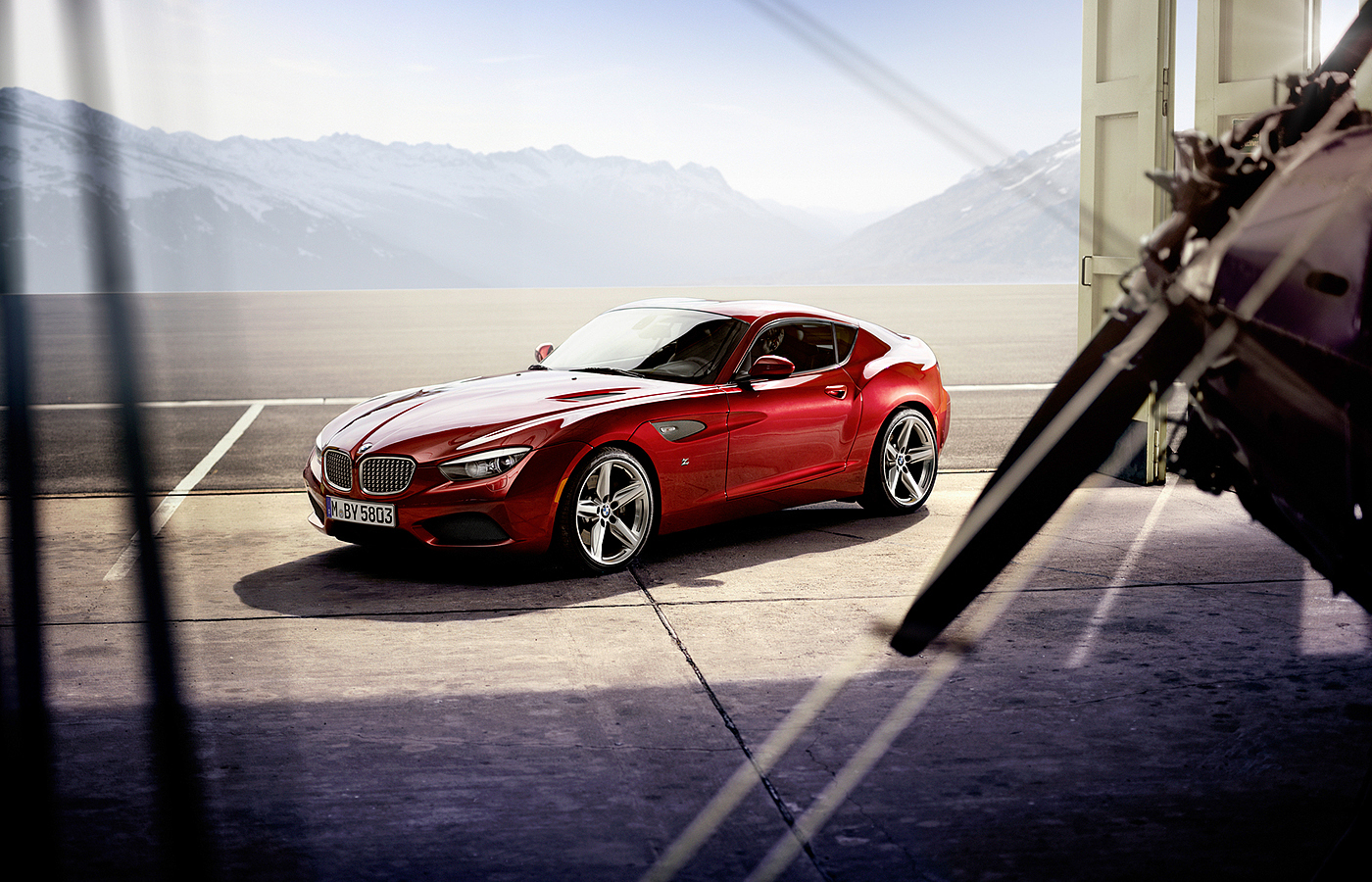 bmw，Sports car，BMW Zagato coup，