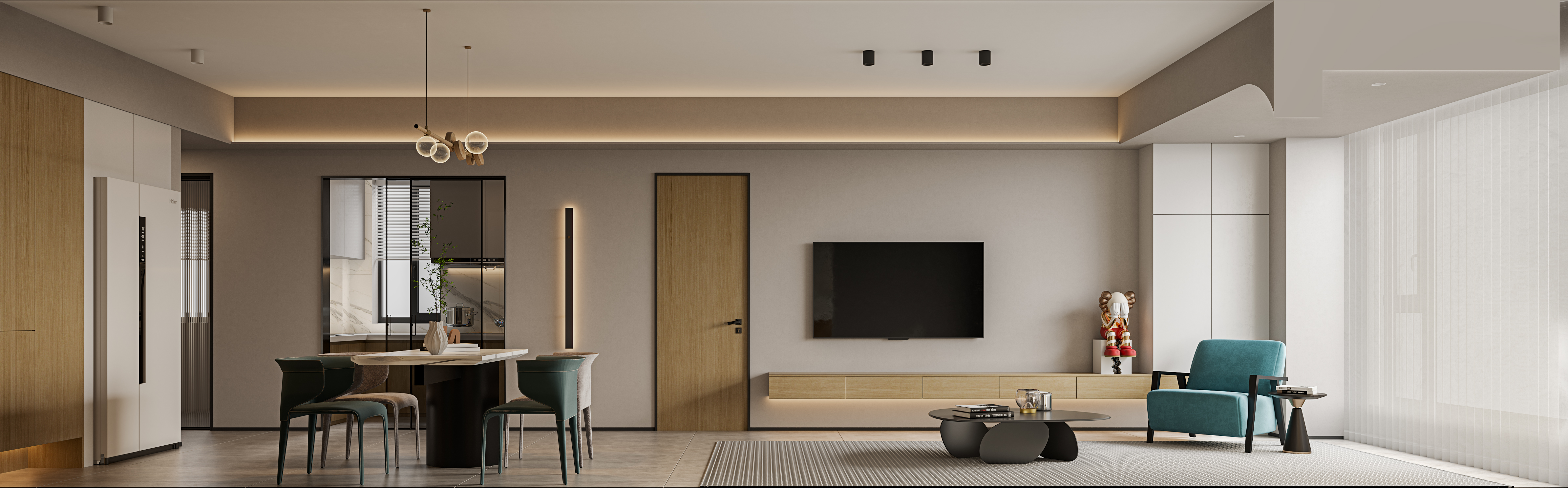 Modern small apartment，