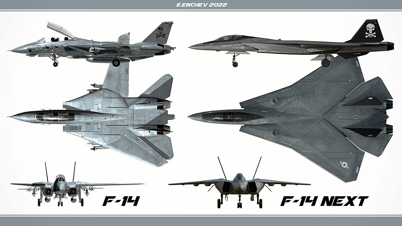 F-14，喷气式飞机，军用，