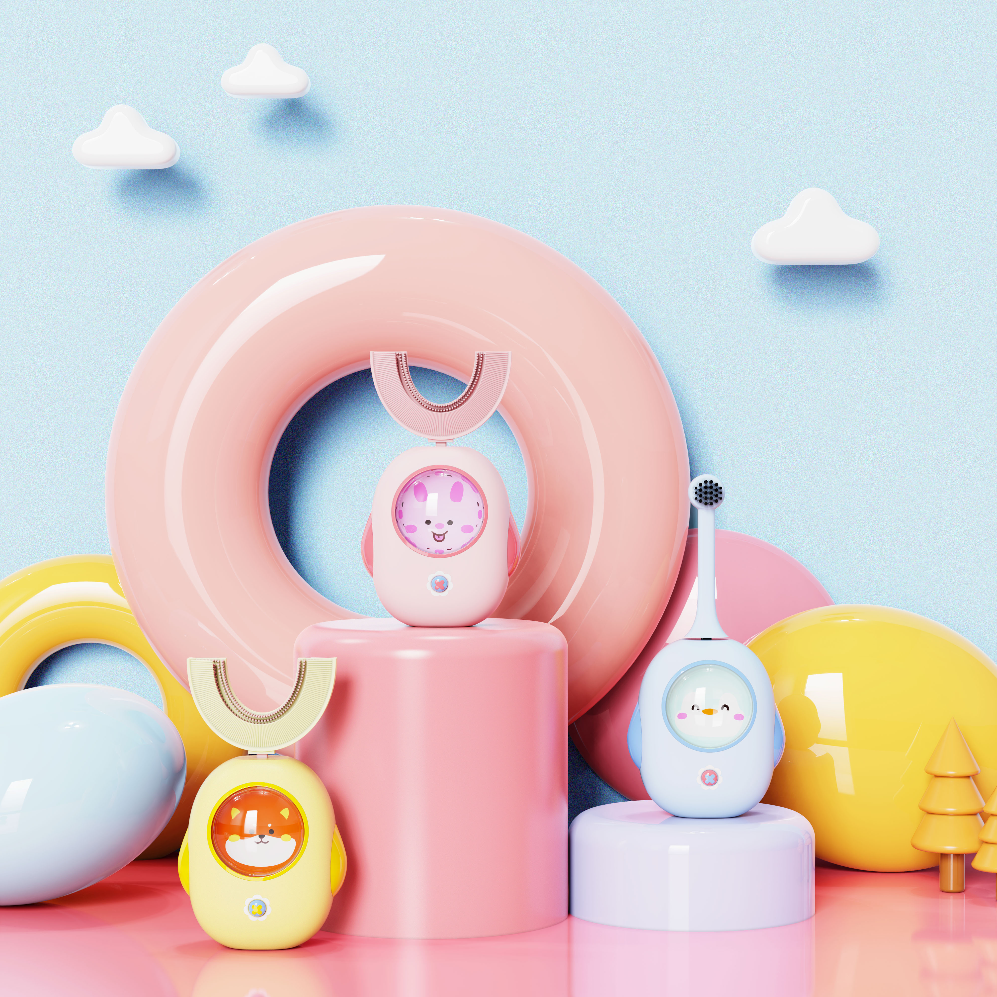 electronic product，Child mother and baby，Color design，