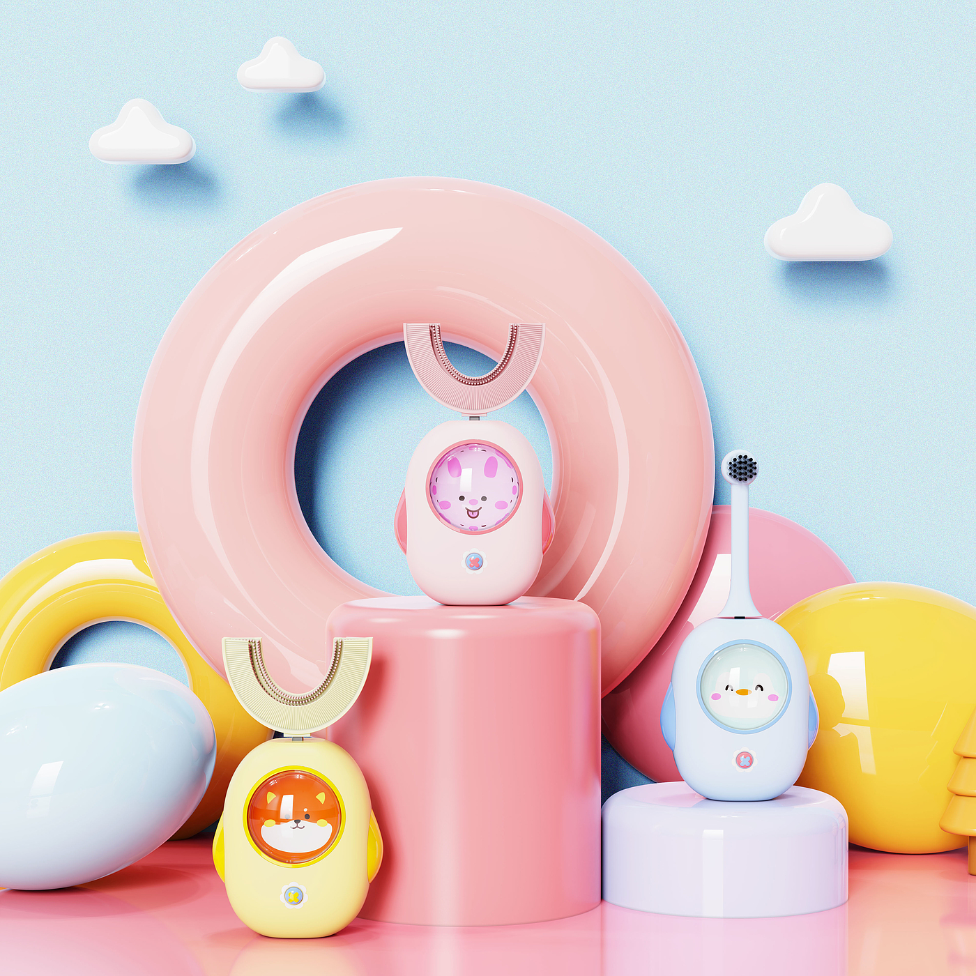electronic product，Child mother and baby，Color design，