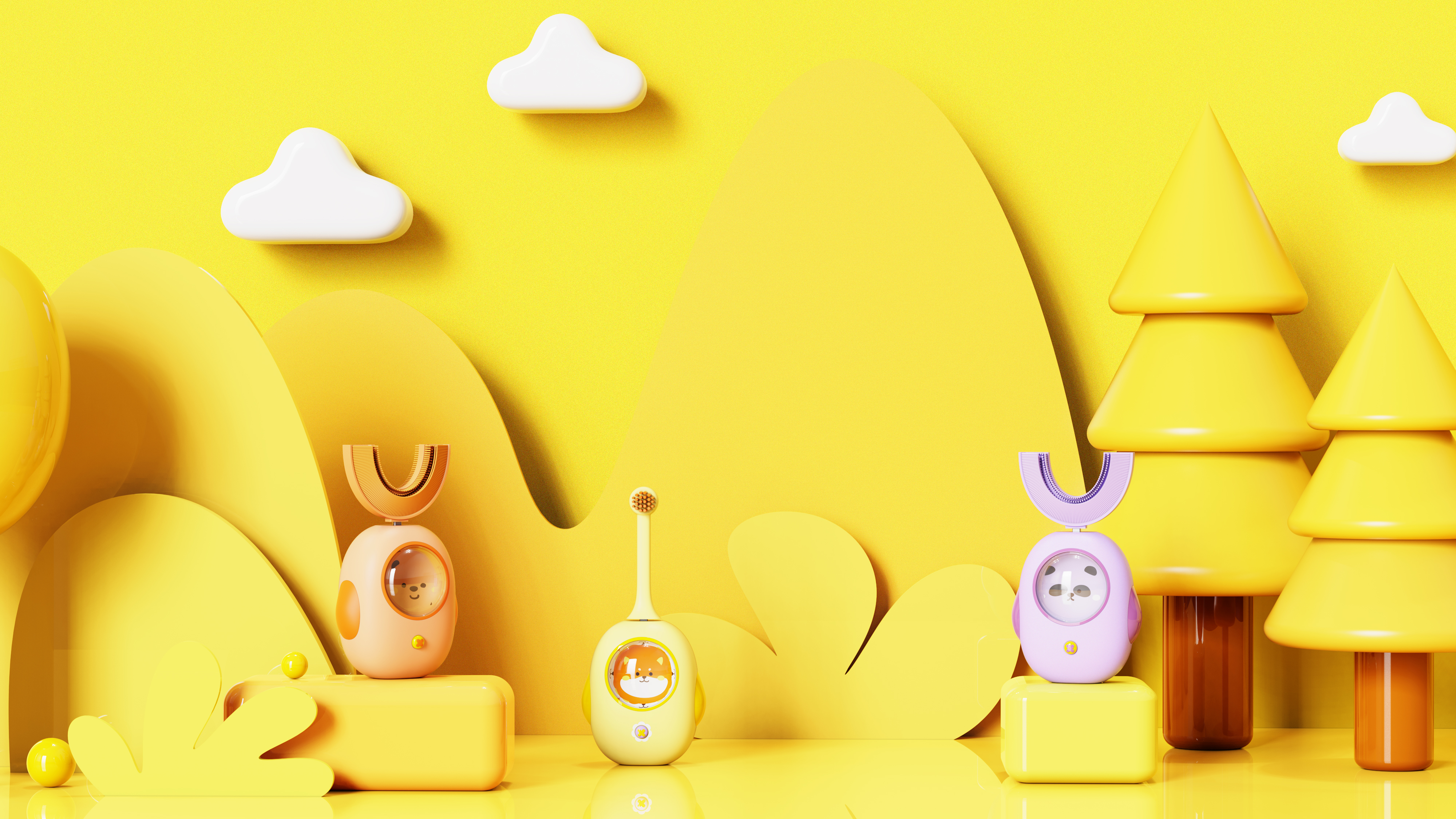 electronic product，Child mother and baby，Color design，