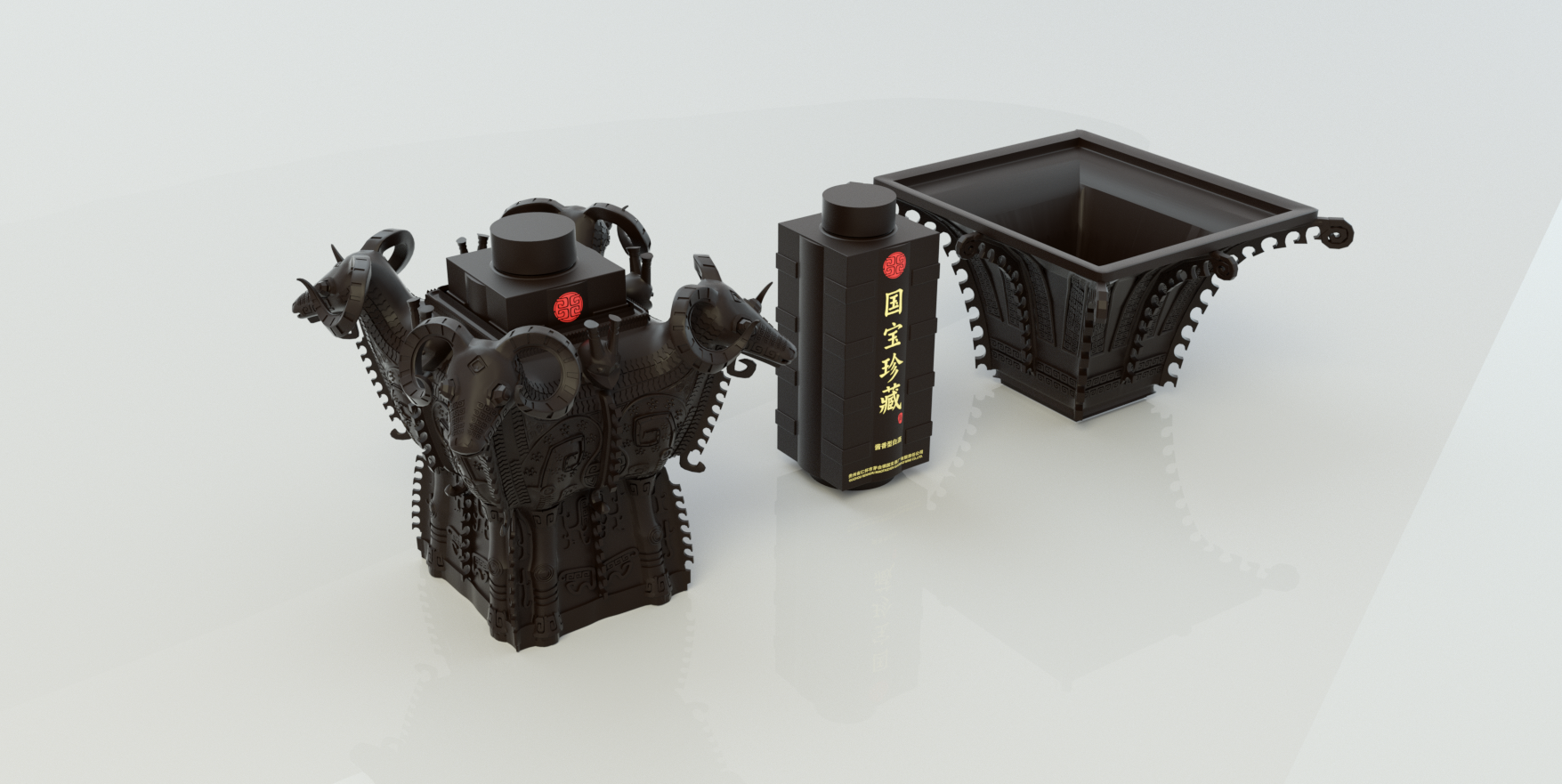 packing，The wine bottle，Design，