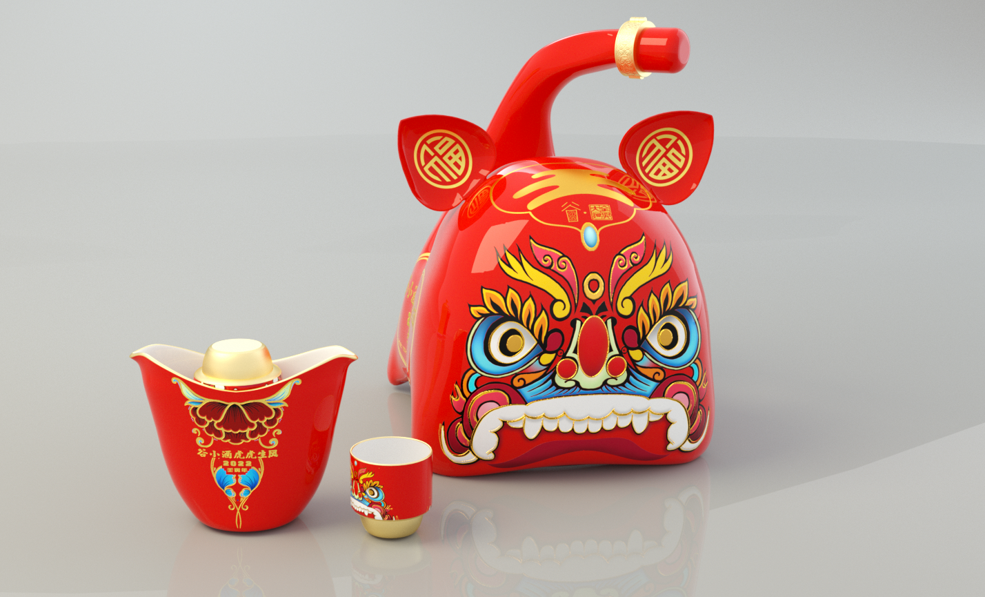 packing，The wine bottle，Design，