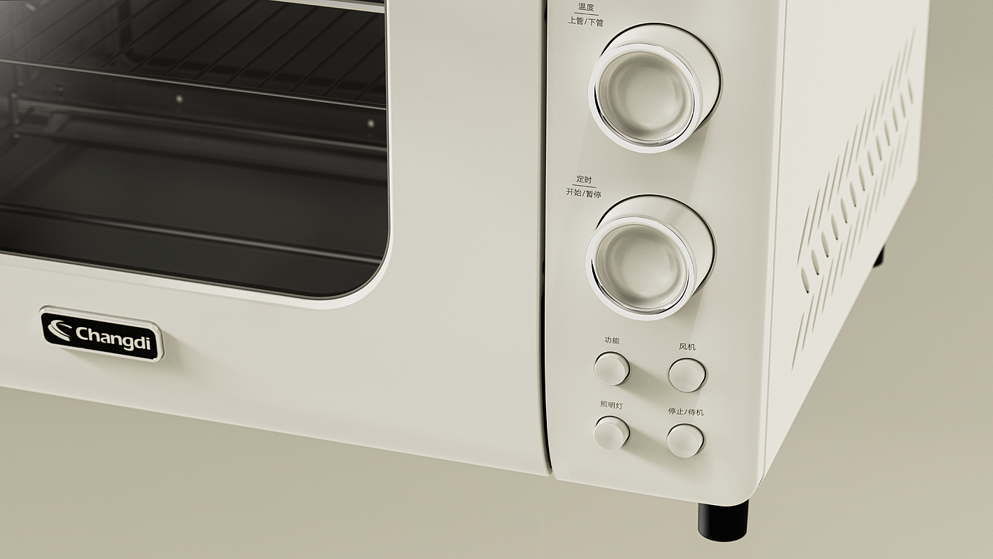 Home appliance design, product design, industrial design, oven，