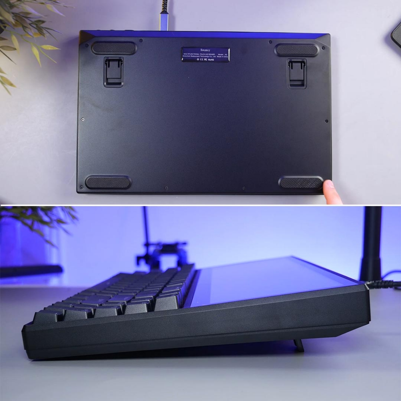 Mechanical keyboard，touch screen，multi-function，