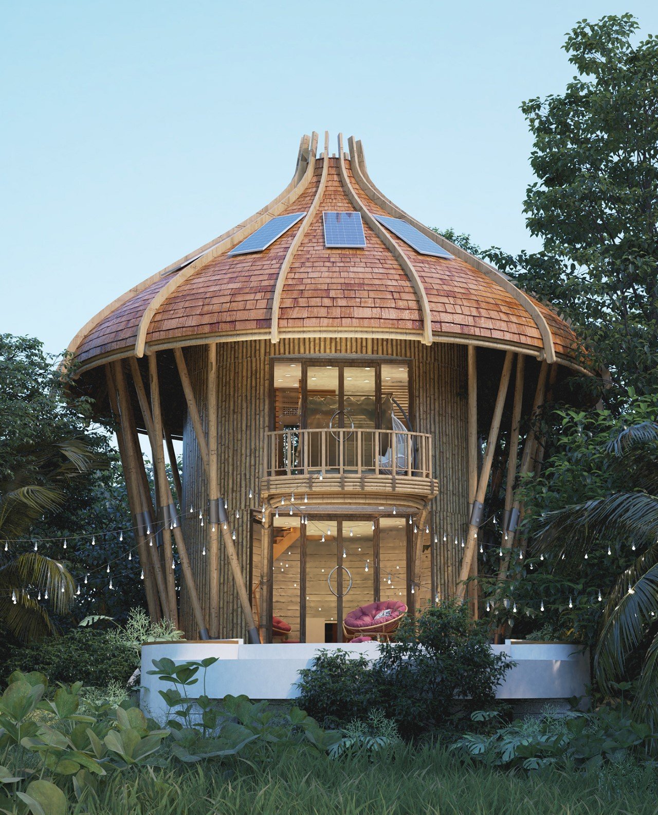 Design，Mushroom，villa，residence，