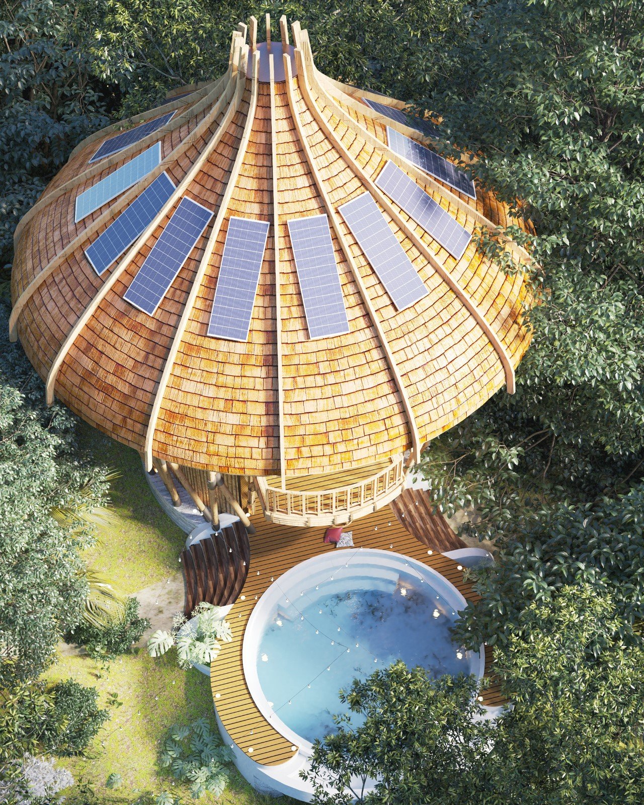 Design，Mushroom，villa，residence，